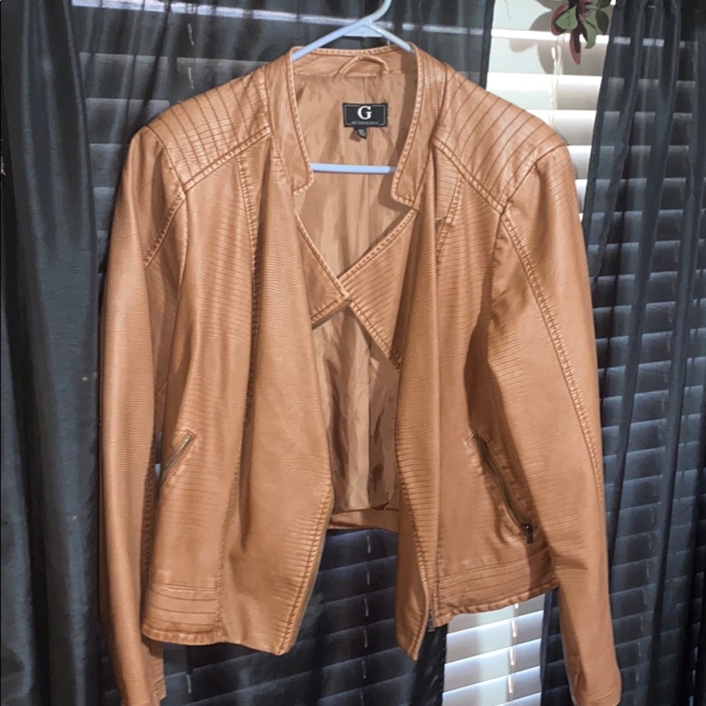 G by Giuliana faux leather jacket.